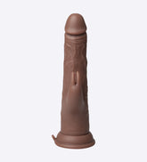 Femme Funn Thruster Rabbit Vibrator in Realistic Brown Silicone Dongs Realistic